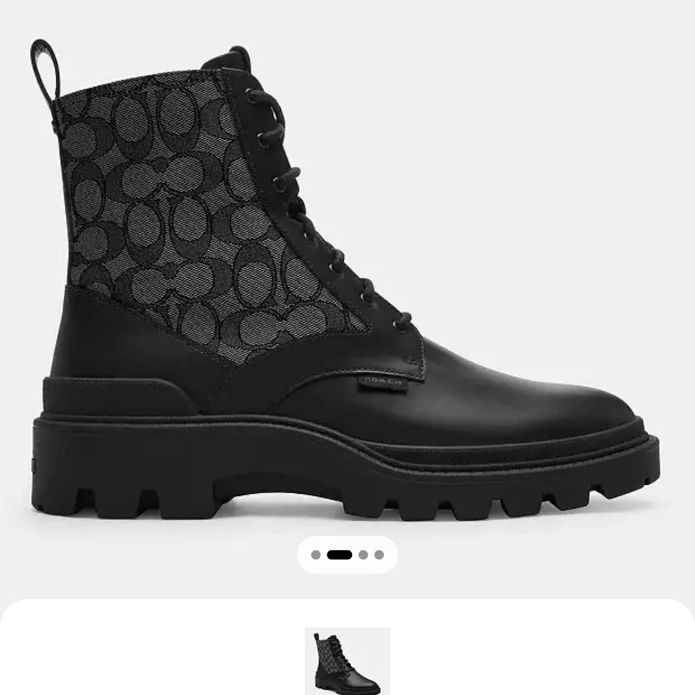 BRAND NEW MEN COACH BOOTS